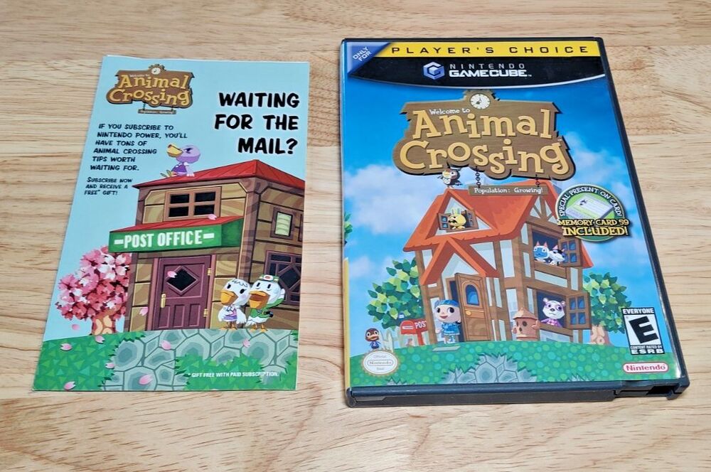 Animal Crossing Nintendo GameCube CASE & ARTWORK ONLY - No Game - No Manual